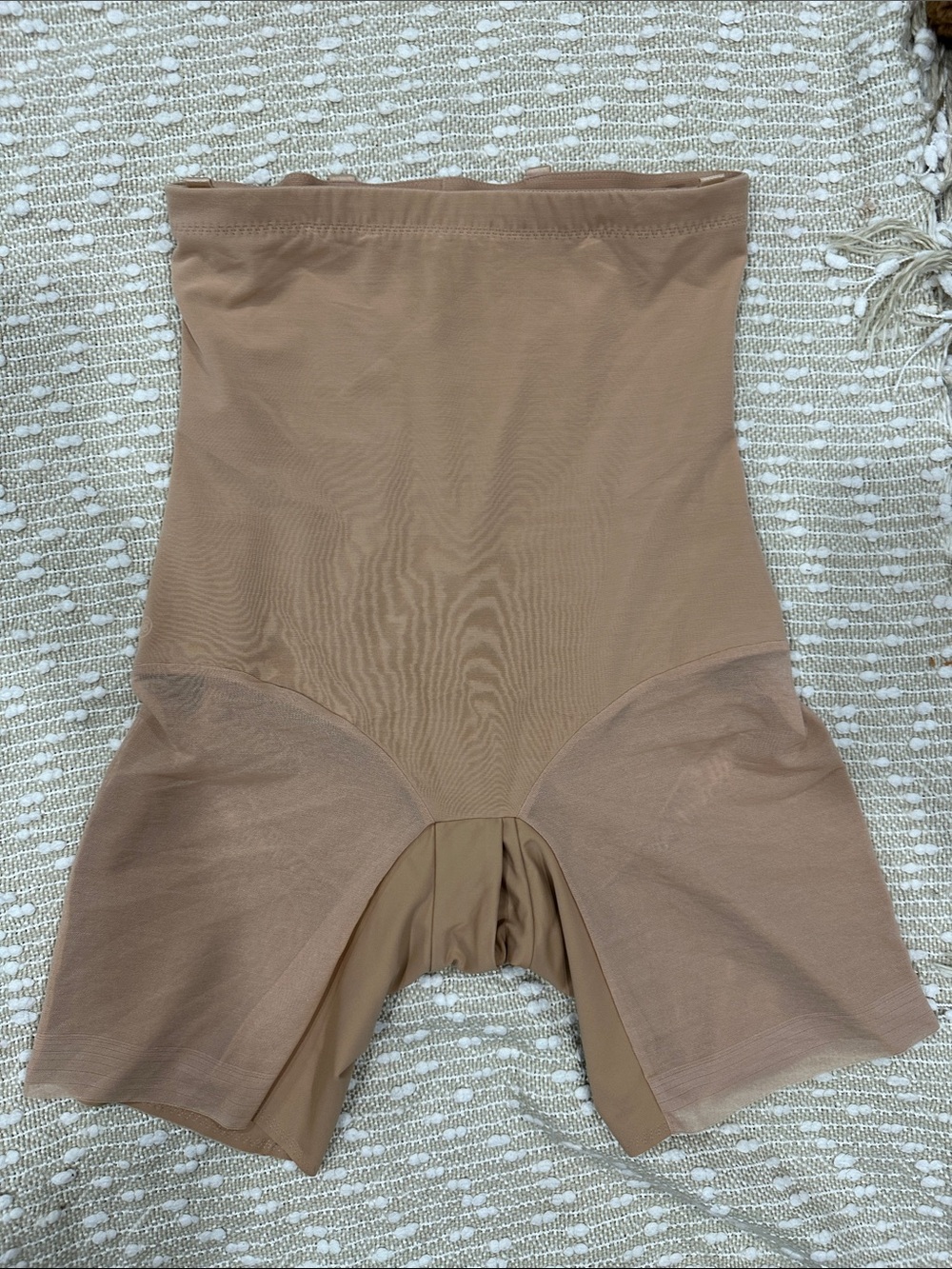 Honeylove High-Waist Sculpting Shorts - Tan